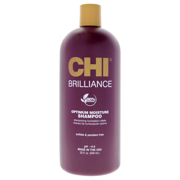 Deep Brilliance Optimum Moisture Shampoo by CHI for Unisex - 32 oz Shampoo