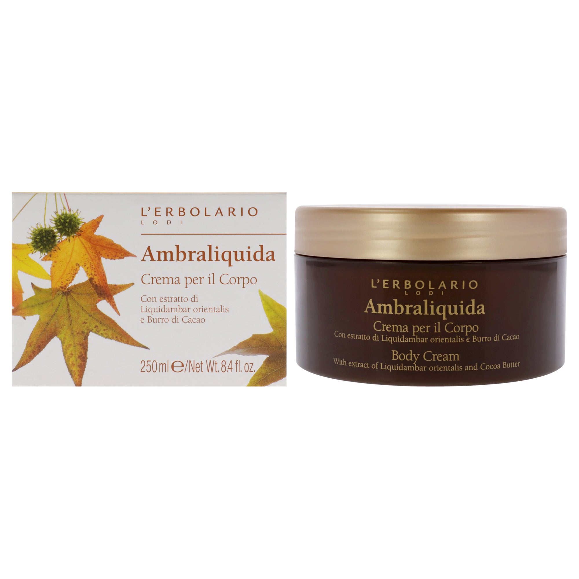 Body Cream - Ambraliquida by LErbolario for Unisex - 8.4 oz Body Cream