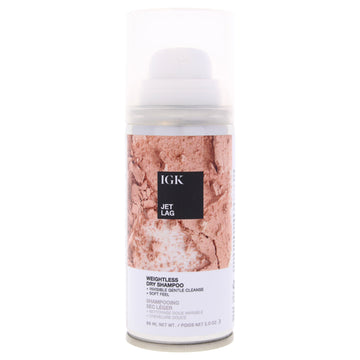 Jet Lag Weightless Dry Shampoo by IGK for Unisex - 2 oz Dry Shampoo