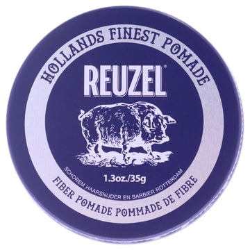 Fiber Pomade by Reuzel for Men - 1.3 oz Pomade
