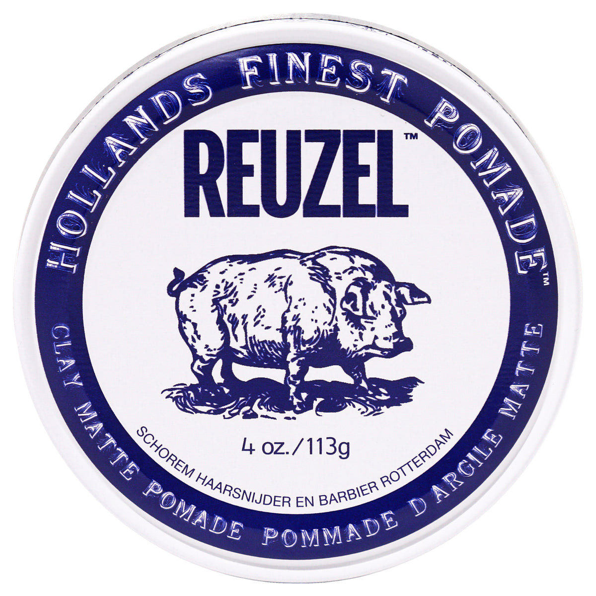Clay Matte Pomade by Reuzel for Men - 4 oz Pomade