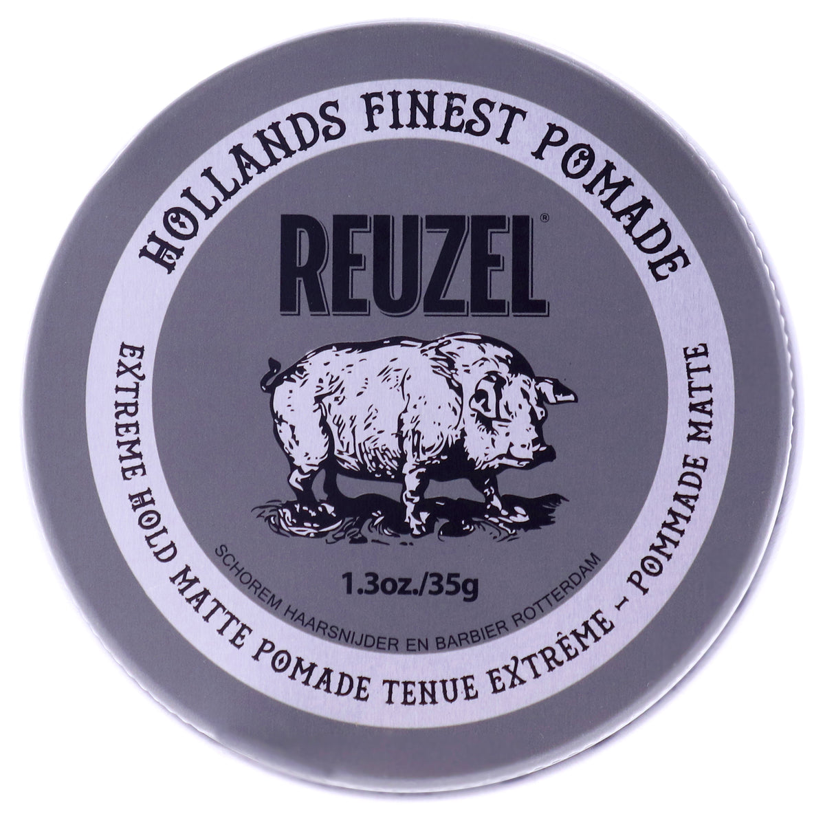 Extreme Hold Matte Pomade by Reuzel for Men - 1.3 oz Pomade