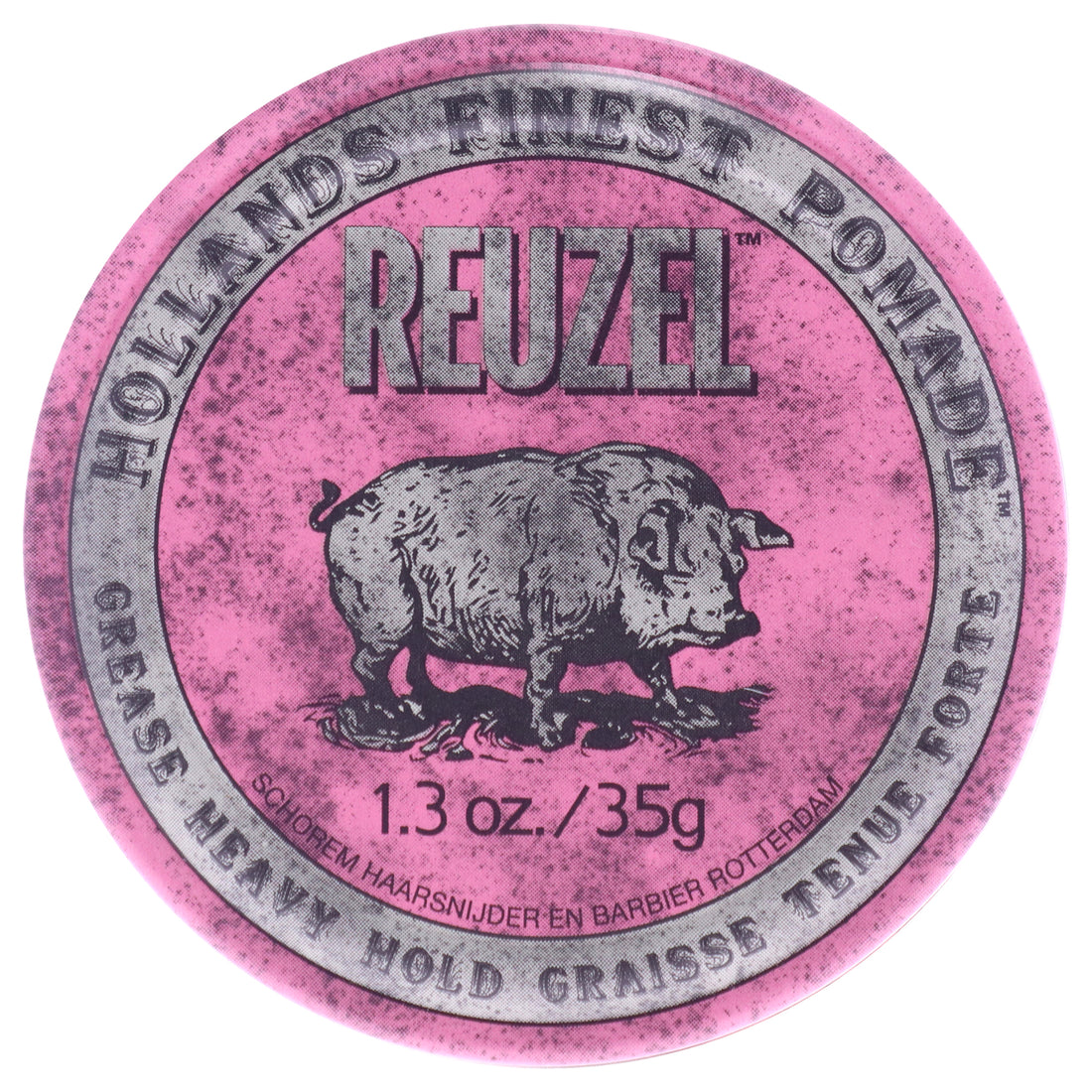 Pink Grease Heavy Hold Pomade by Reuzel for Men - 1.3 oz Pomade