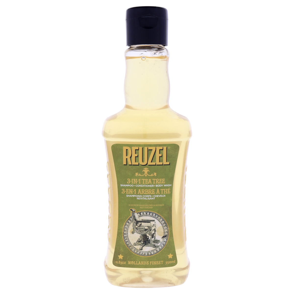 3-In-1 Tea Tree Shampoo by Reuzel for Men - 11.83 oz Shampoo