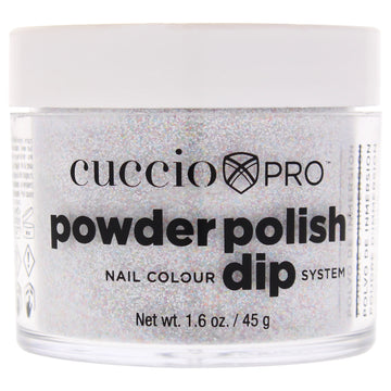 Pro Powder Polish Nail Colour Dip System - Multi Color Glitter by Cuccio Pro for Women - 1.6 oz Nail Powder