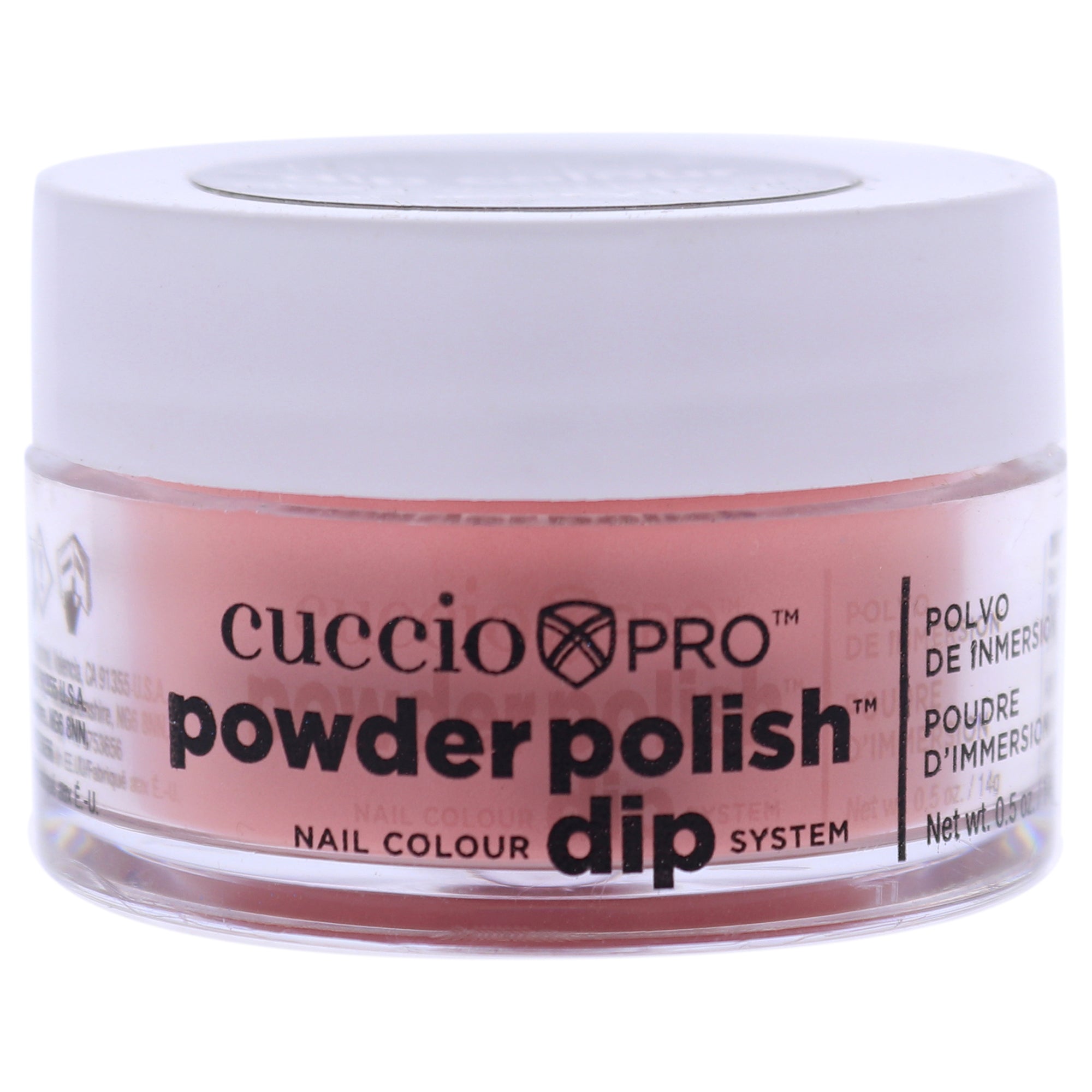 Pro Powder Polish Nail Colour Dip System - Peach by Cuccio Pro for Women - 0.5 oz Nail Powder
