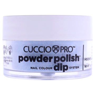 Pro Powder Polish Nail Colour Dip System - Deep Blue Glitter by Cuccio Pro for Women - 0.5 oz Nail Powder