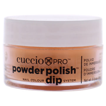 Pro Powder Polish Nail Colour Dip System - Carrot Orange by Cuccio Pro for Women - 0.5 oz Nail Powder