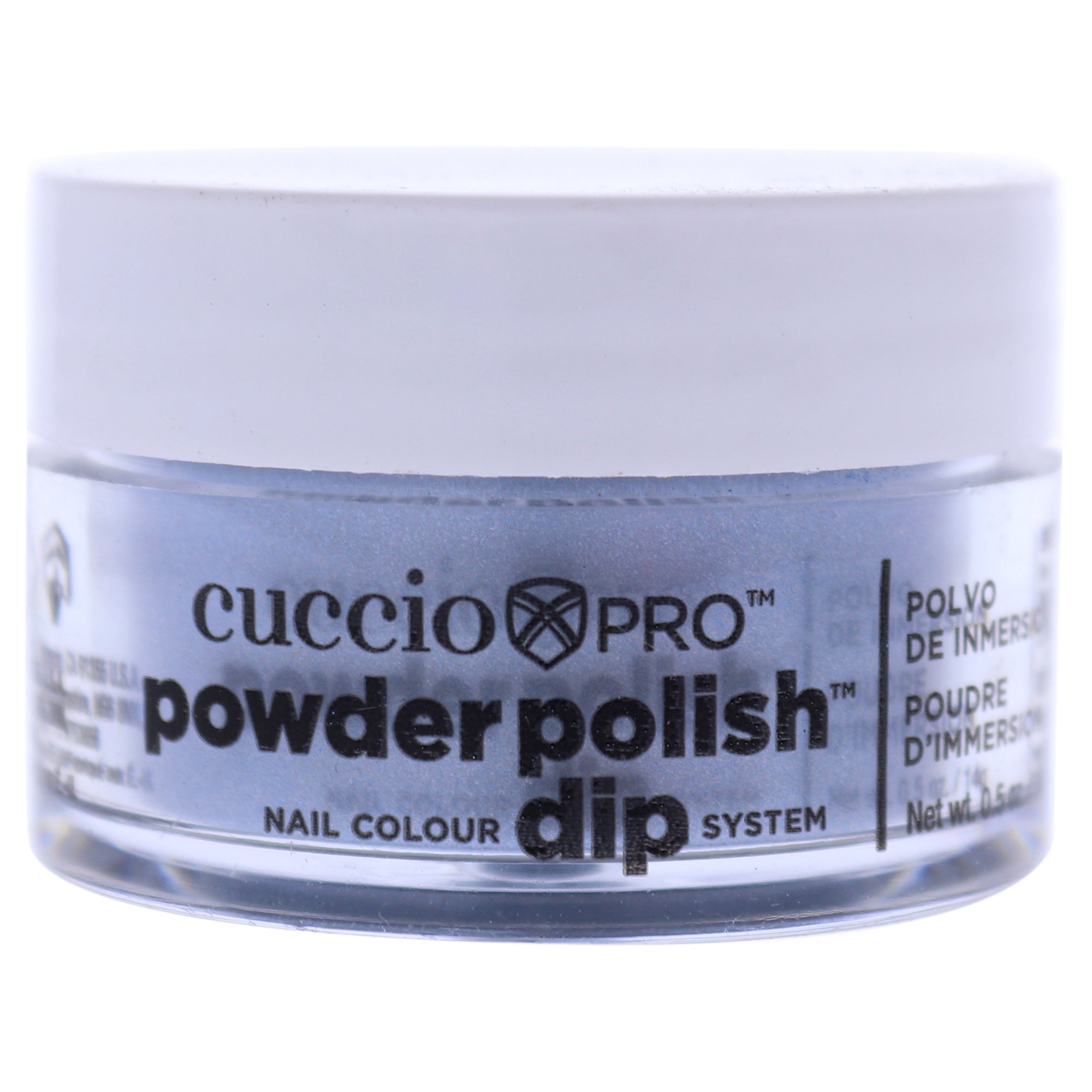 Pro Powder Polish Nail Colour Dip System - Blue with Blue Mica by Cuccio Pro for Women - 0.5 oz Nail Powder