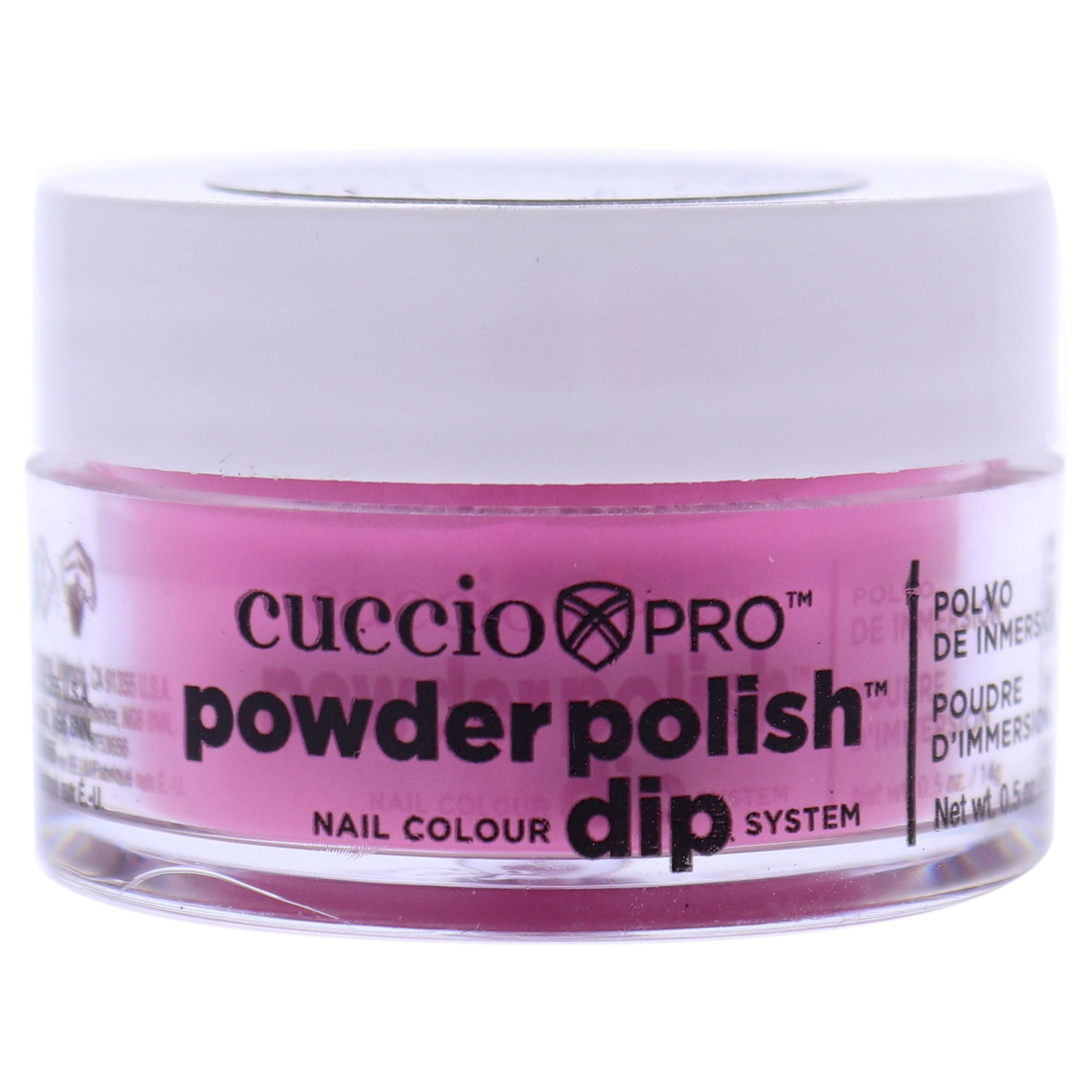 Pro Powder Polish Nail Colour Dip System - Bright Pink by Cuccio Pro for Women - 0.5 oz Nail Powder