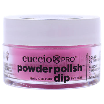 Pro Powder Polish Nail Colour Dip System - Bright Pink by Cuccio Pro for Women - 0.5 oz Nail Powder
