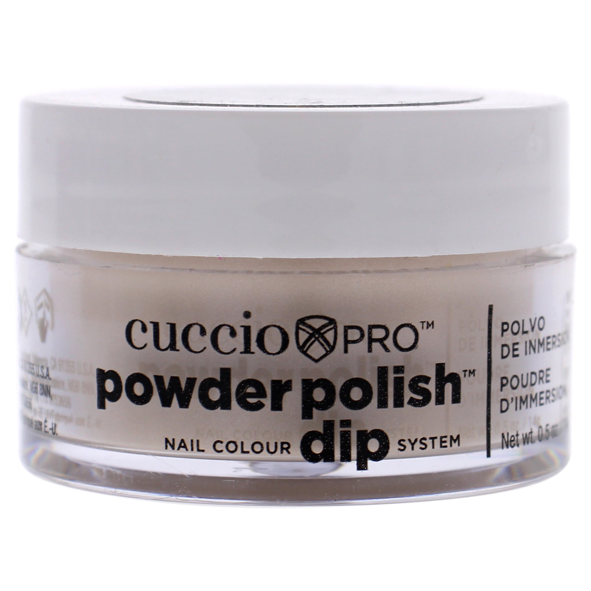Pro Powder Polish Nail Colour Dip System - Iridescent Cream by Cuccio Pro for Women - 0.5 oz Nail Powder
