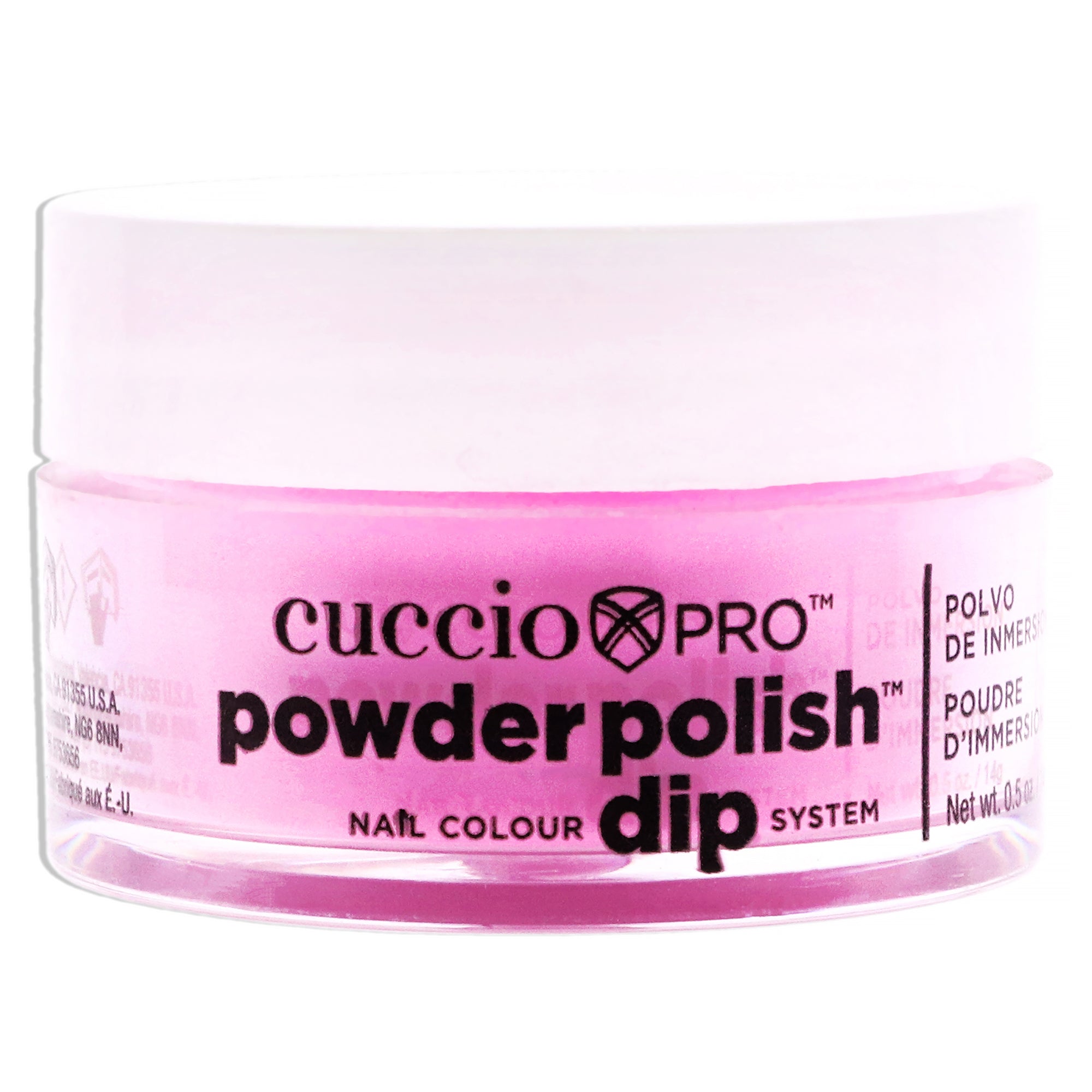 Pro Powder Polish Nail Colour Dip System - Neon Pink by Cuccio Pro for Women - 0.5 oz Nail Powder