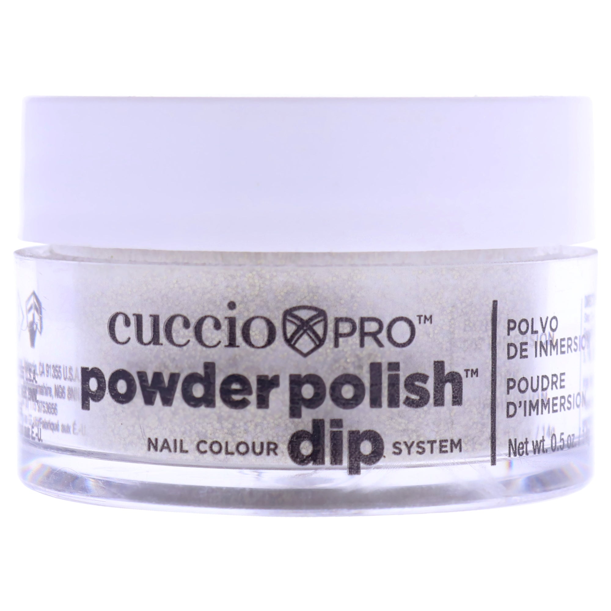 Pro Powder Polish Nail Colour Dip System - Rich Gold Glitter by Cuccio Pro for Women - 0.5 oz Nail Powder