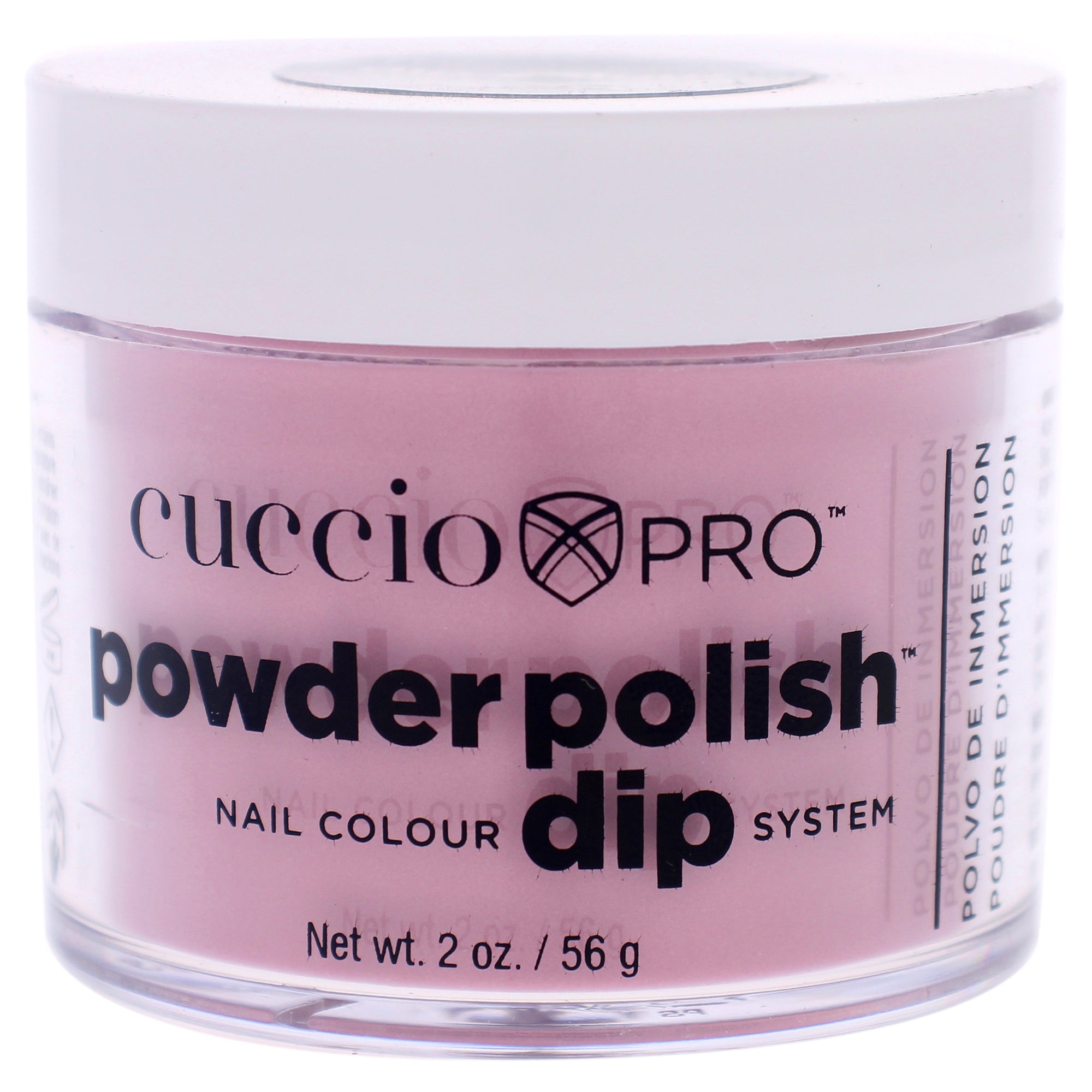 Pro Powder Polish Nail Colour Dip System - Rose With Shimmer by Cuccio Pro for Women - 1.6 oz Nail Powder