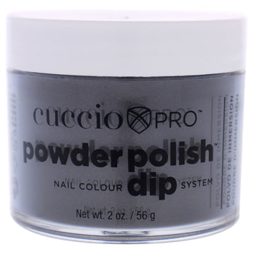 Pro Powder Polish Nail Colour Dip System - Silver With Grey Undertones by Cuccio Pro for Women - 1.6 oz Nail Powder