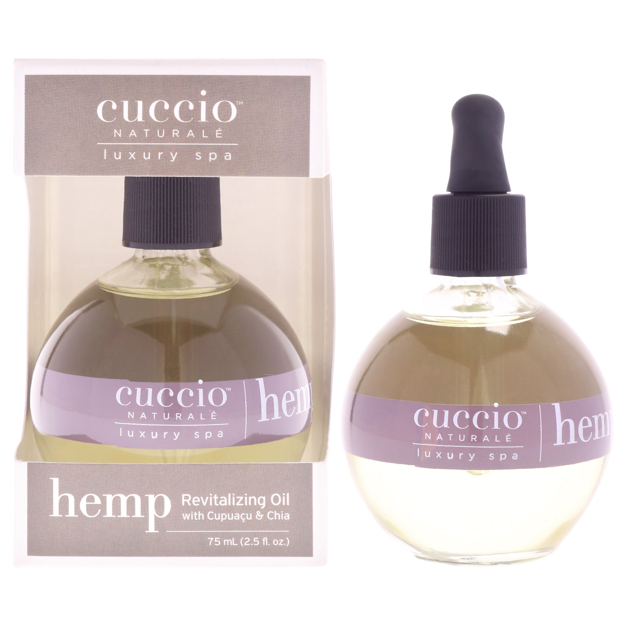 Hemp Revitalizing Oil by Cuccio Naturale for Unisex - 2.5 oz Oil