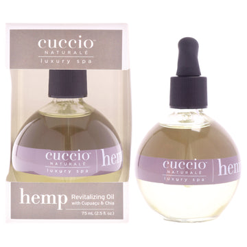 Hemp Revitalizing Oil by Cuccio Naturale for Unisex - 2.5 oz Oil