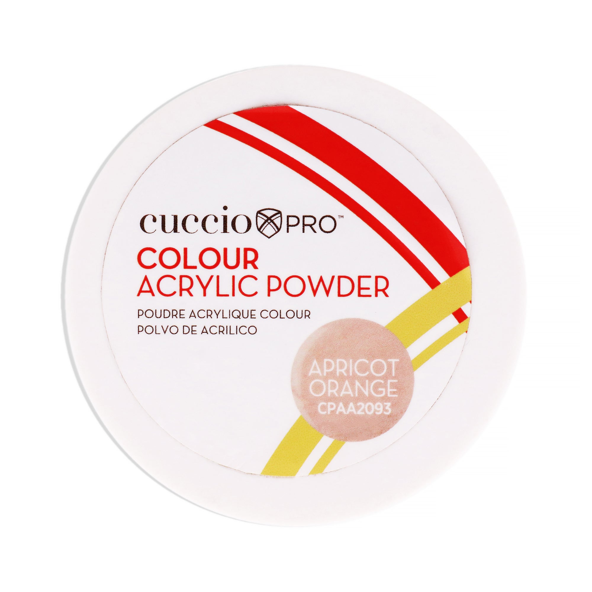 Colour Acrylic Powder - Apricot Orange by Cuccio Pro for Women - 1.6 oz Acrylic Powder