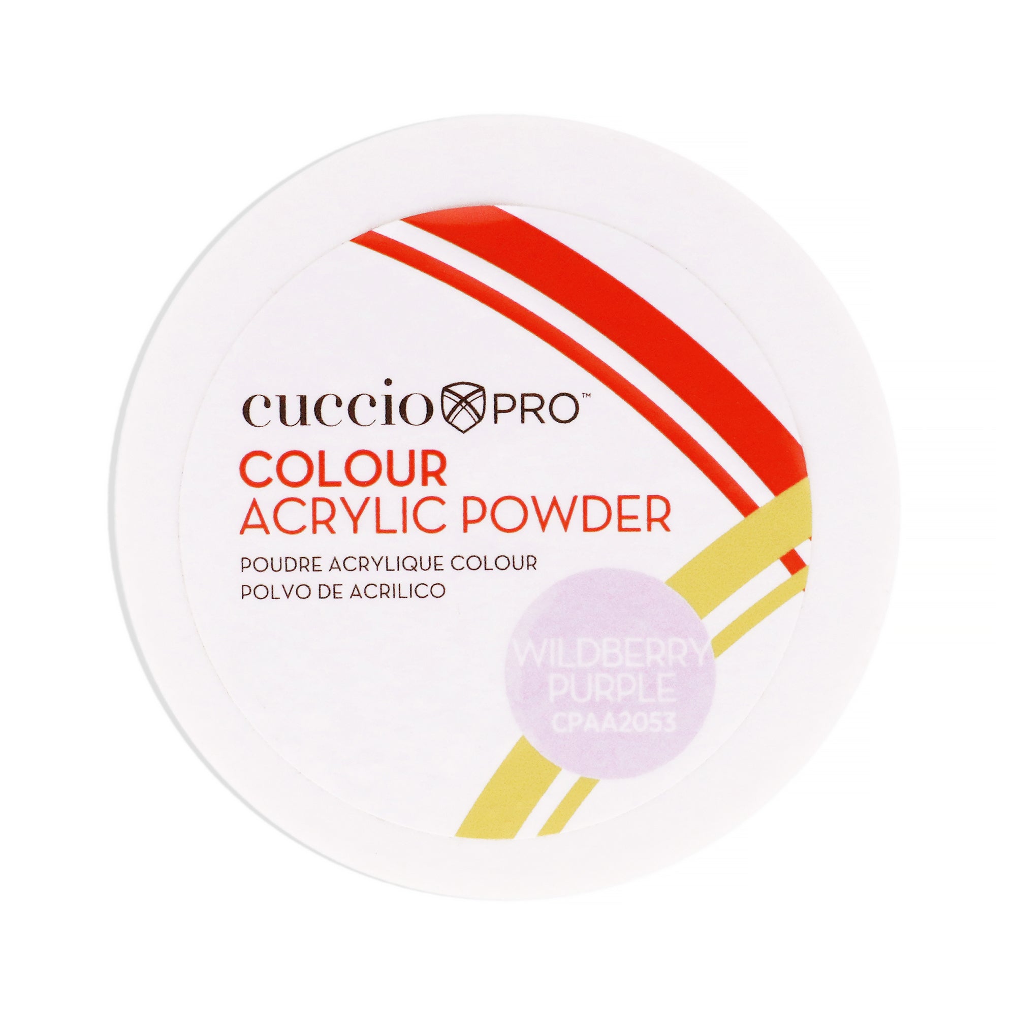 Colour Acrylic Powder - Wildberry Purple by Cuccio Pro for Women - 1.6 oz Acrylic Powder