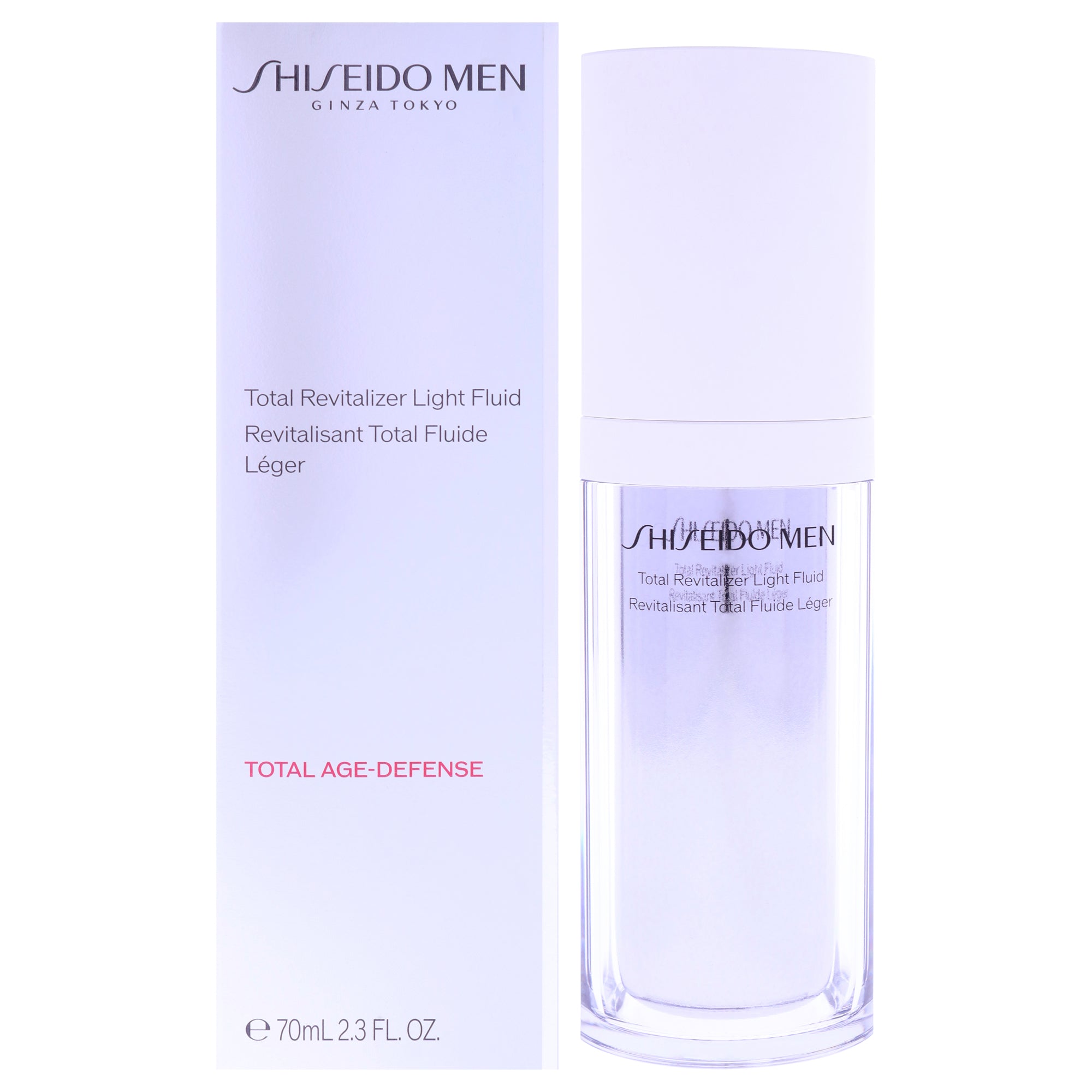 Total Revitalizer Light Fluid by Shiseido for Men - 2.3 oz Serum