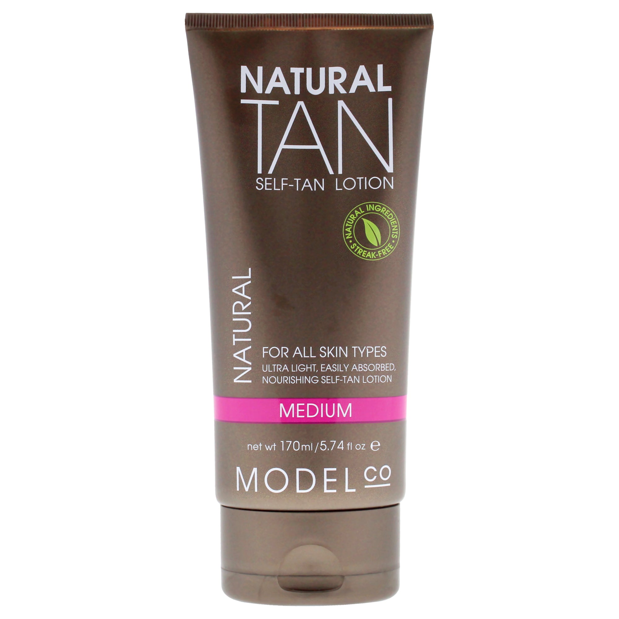 Natural Tan Self-Tan Lotion - Medium by ModelCo for Women - 5.74 oz Lotion