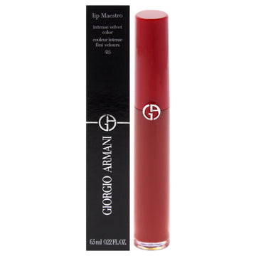 Lip Maestro Intense Velvet Color - 415 Redwood by Giorgio Armani for Women - 0.22 oz Lipstick