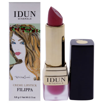 Creme Lipstick - 204 Filippa by Idun Minerals for Women - 0.13 oz Lipstick