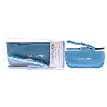Nano Titanium Mini Straightening Iron - BNTBG3050UC by BaBylissPRO for Unisex - 0.5 Inch Flat Iron, Pouch