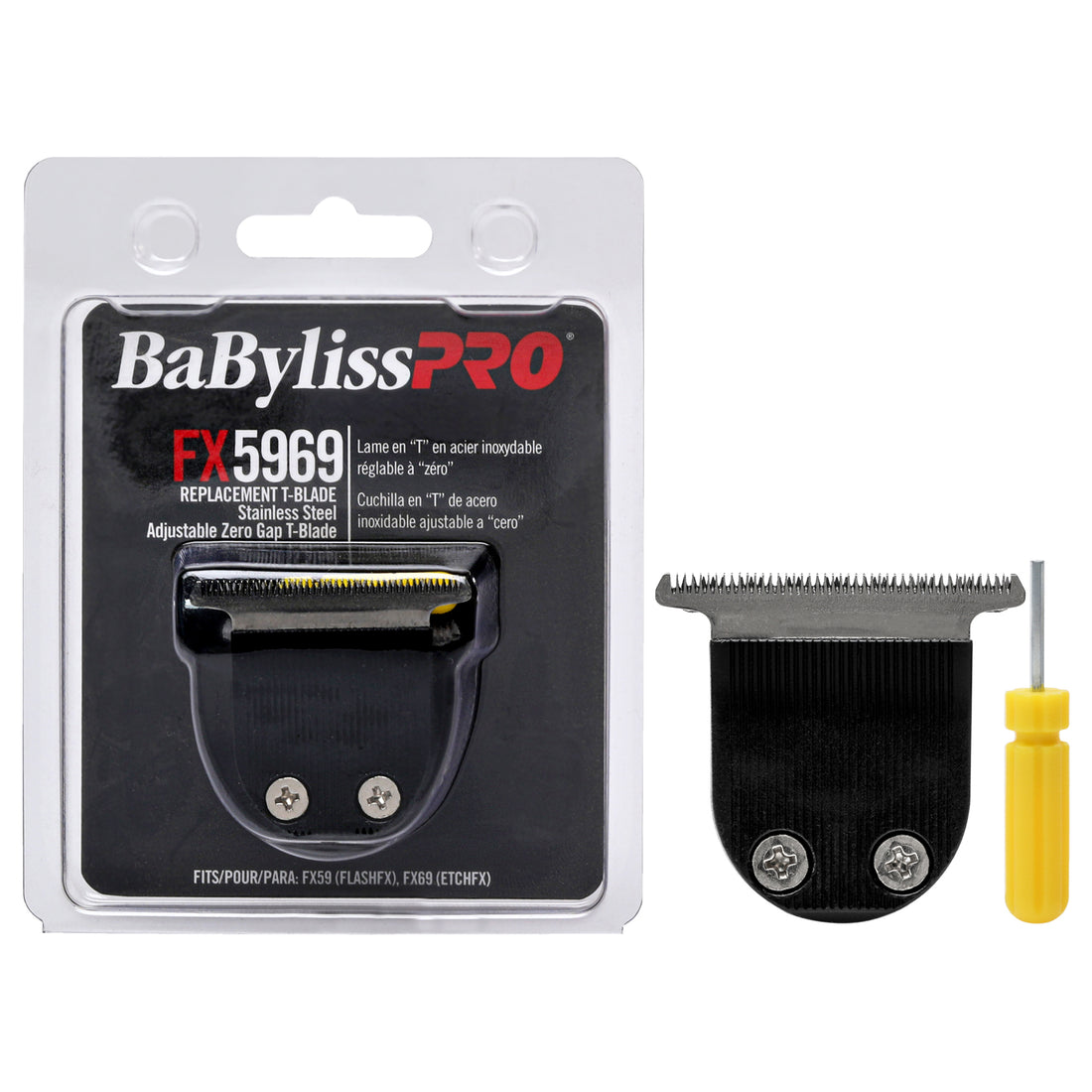 Replacement T-Blade - FX5969 by BaBylissPRO for Men - 1 Pc Blade