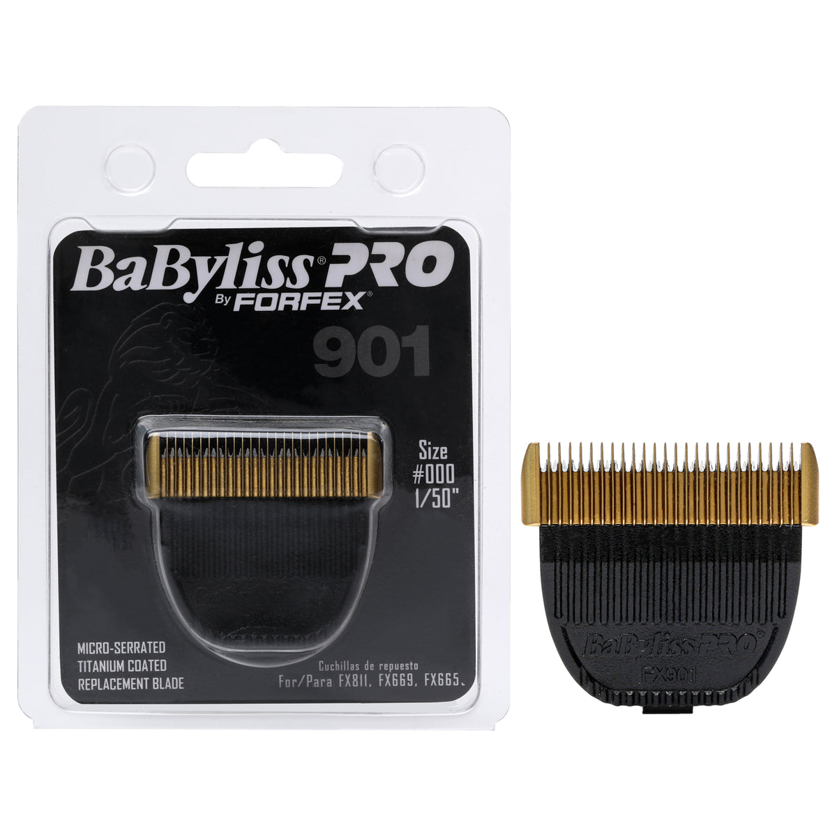 Replacement Clipper Blade - FX901 by BaBylissPRO for Men - 1 Pc Blade