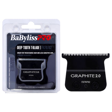 Replacement T-Blade Deep Tooth - FX707B2 Graphite by BaBylissPRO for Men - 1 Pc Blade
