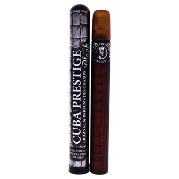 Cuba Prestige Black by Cuba for Men - 1.17 oz EDT Spray