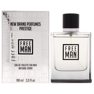 Free Man by New Brand for Men - 3.3 oz EDT Spray