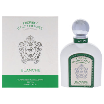 Derby Club House Blanche by Armaf for Men - 3.4 oz EDP Spray