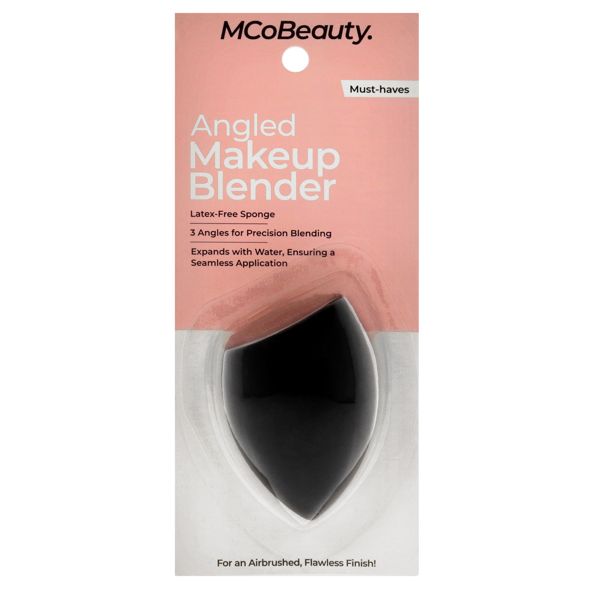 Angled Makeup Blender by MCoBeauty for Women - 1 Pc Sponge