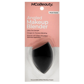 Angled Makeup Blender by MCoBeauty for Women - 1 Pc Sponge