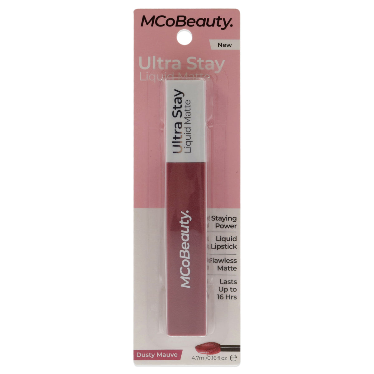 Ultra Stay Matte Liquid Lipstick - Dusty Mauve by MCoBeauty for Women - 0.16 oz Lipstick