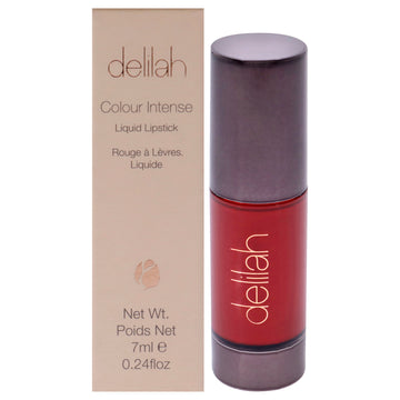 Colour Intense Liquid Lipstick - Flame by Delilah for Women - 0.24 oz Lipstick