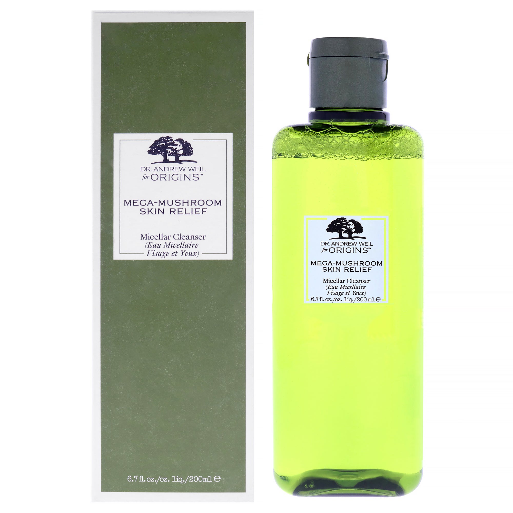 Mega-Mushroom Skin Relief Micellar Cleanser by Origins for Unisex - 6.7 oz Cleanser