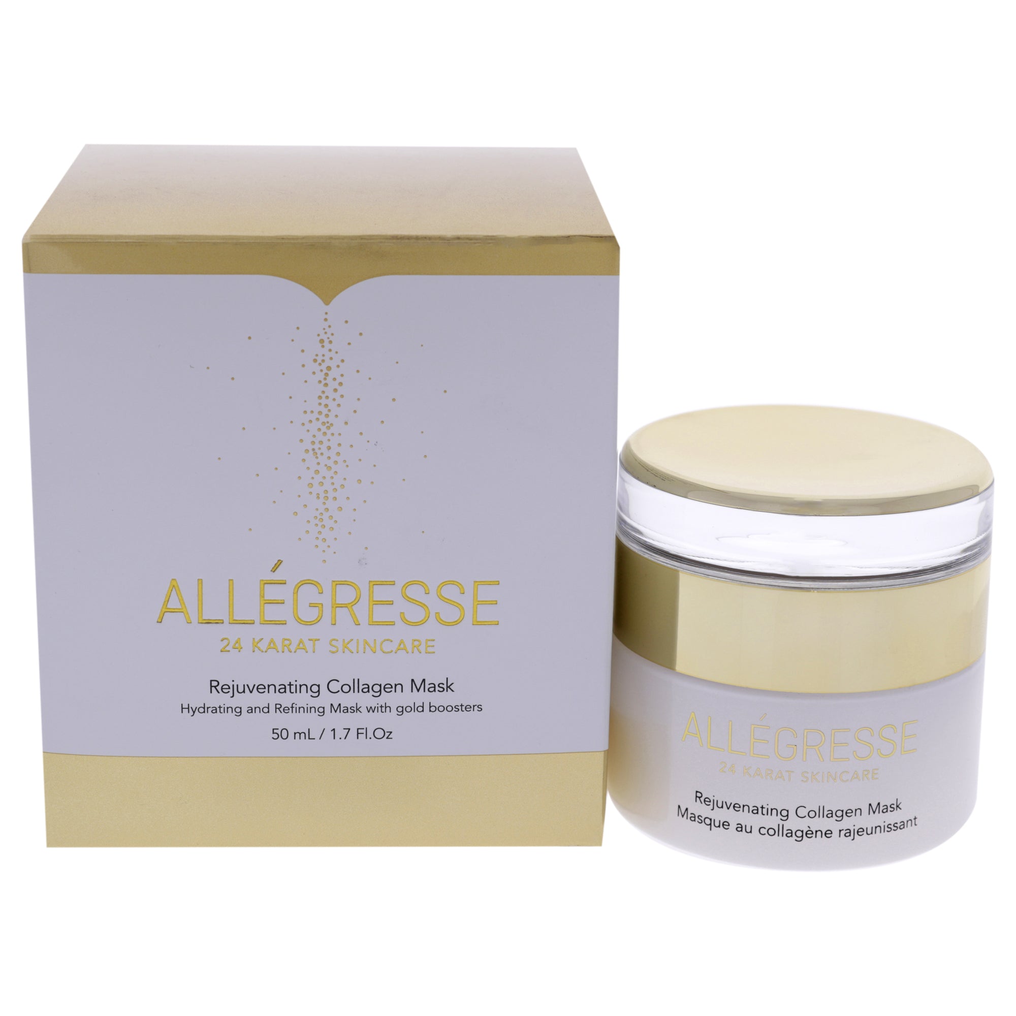 Rejuvenating Collagen Mask by Allegresse 24K for Unisex - 1.7 oz Mask