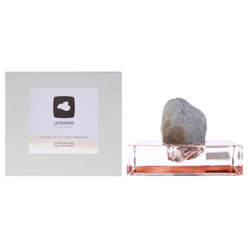 Essenza Stone Diffuser Set - Rose by Leonardo for Unisex - 2 Pc Set Glass Base, Diffuser Stone