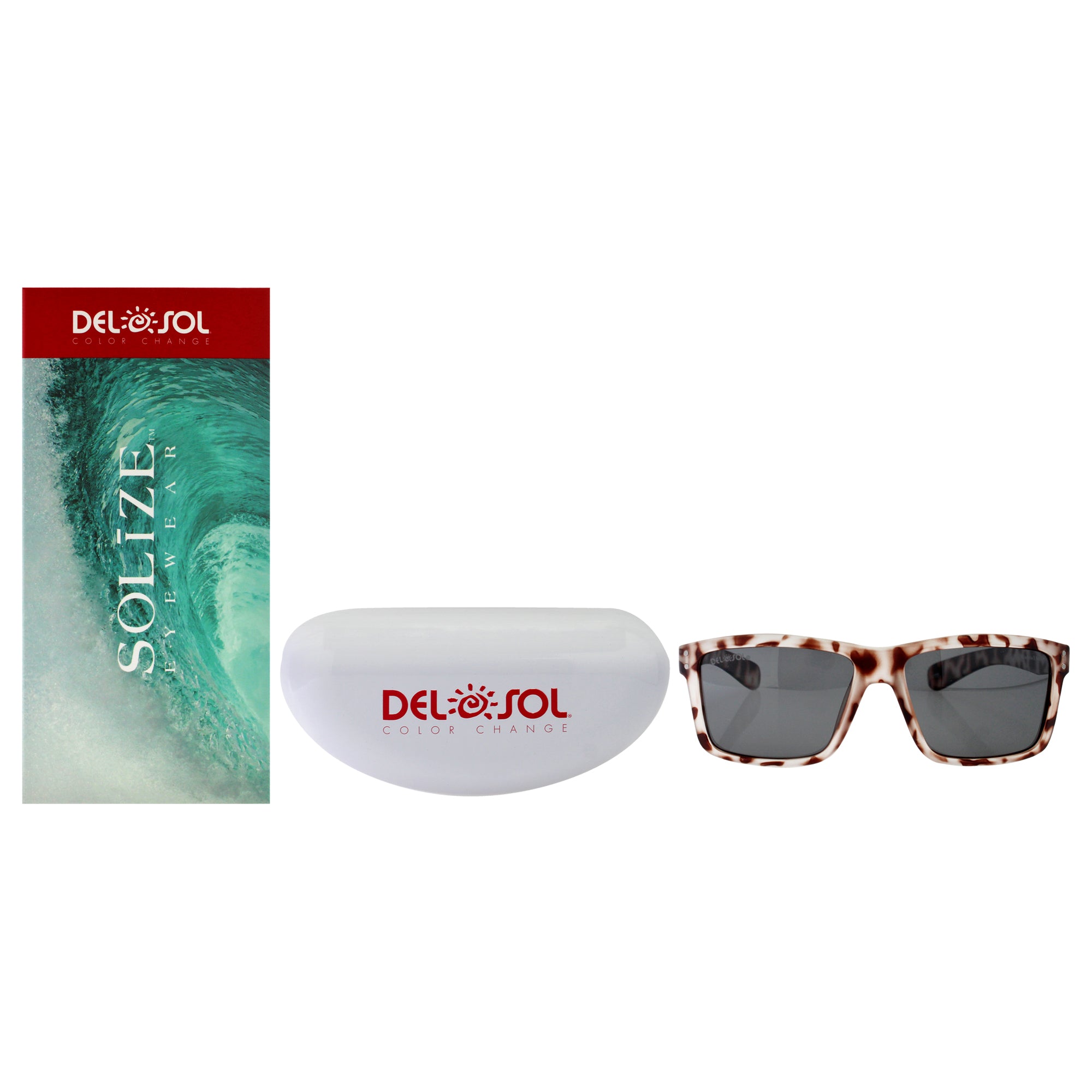 Solize Just Like Paradise - Tortoise to Purple by DelSol for Unisex - 1 Pc Sunglasses