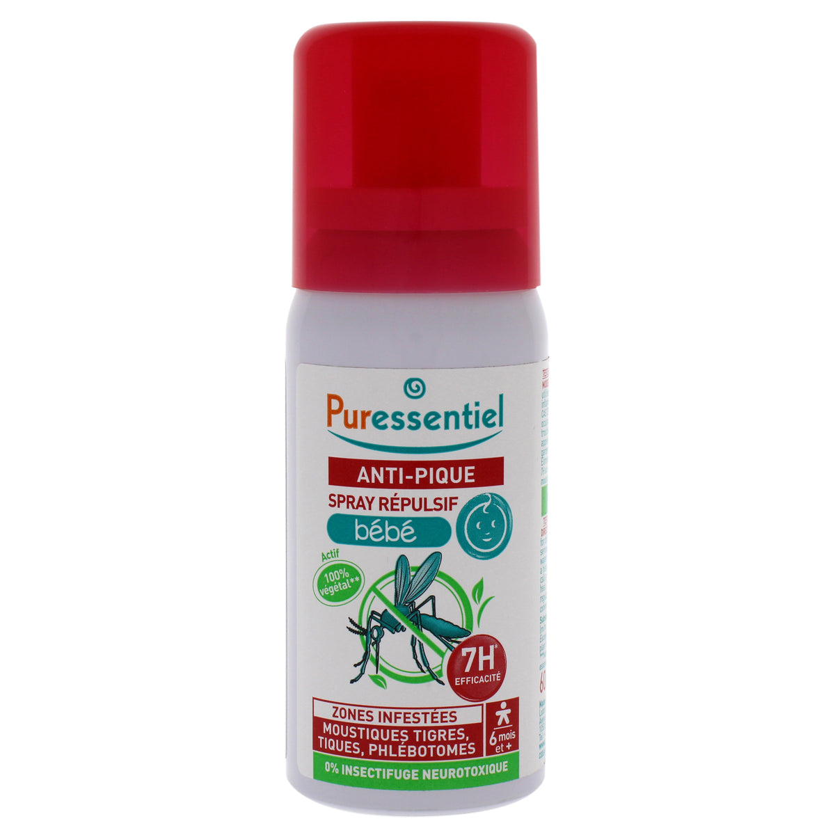 Anti-Sting Repellent Spray by Puressentiel for Kids - 2 oz Spray