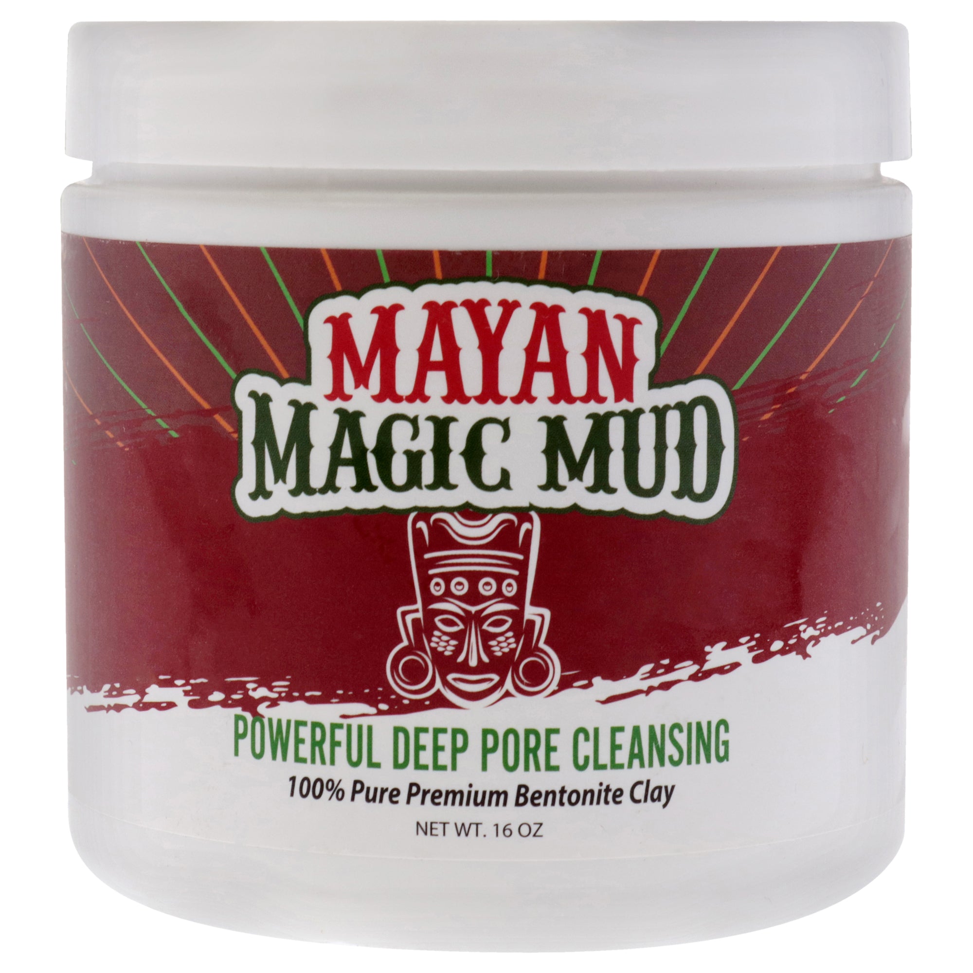 Powerful Deep Pore Cleansing Bentonite Clay by Mayan Magic Mud for Unisex - 16 oz Cleanser