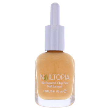 Bio-Sourced Chip Free Nail Lacquer - Just Peachy by Nailtopia for Women - 0.41 oz Nail Polish