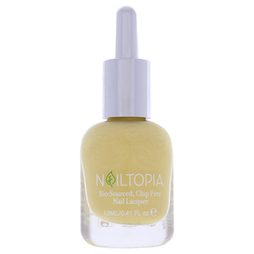 Bio-Sourced Chip Free Nail Lacquer - Mellow Yellow by Nailtopia for Women - 0.41 oz Nail Polish