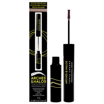 Microfiber Tinted Brow Mousse - Sunny Blonde by Arches and Halos for Women - 0.106 oz Mousse