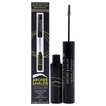 Microfiber Tinted Brow Mousse Waterproof - Mocha Blonde by Arches and Halos for Women - 0.106 oz Mousse