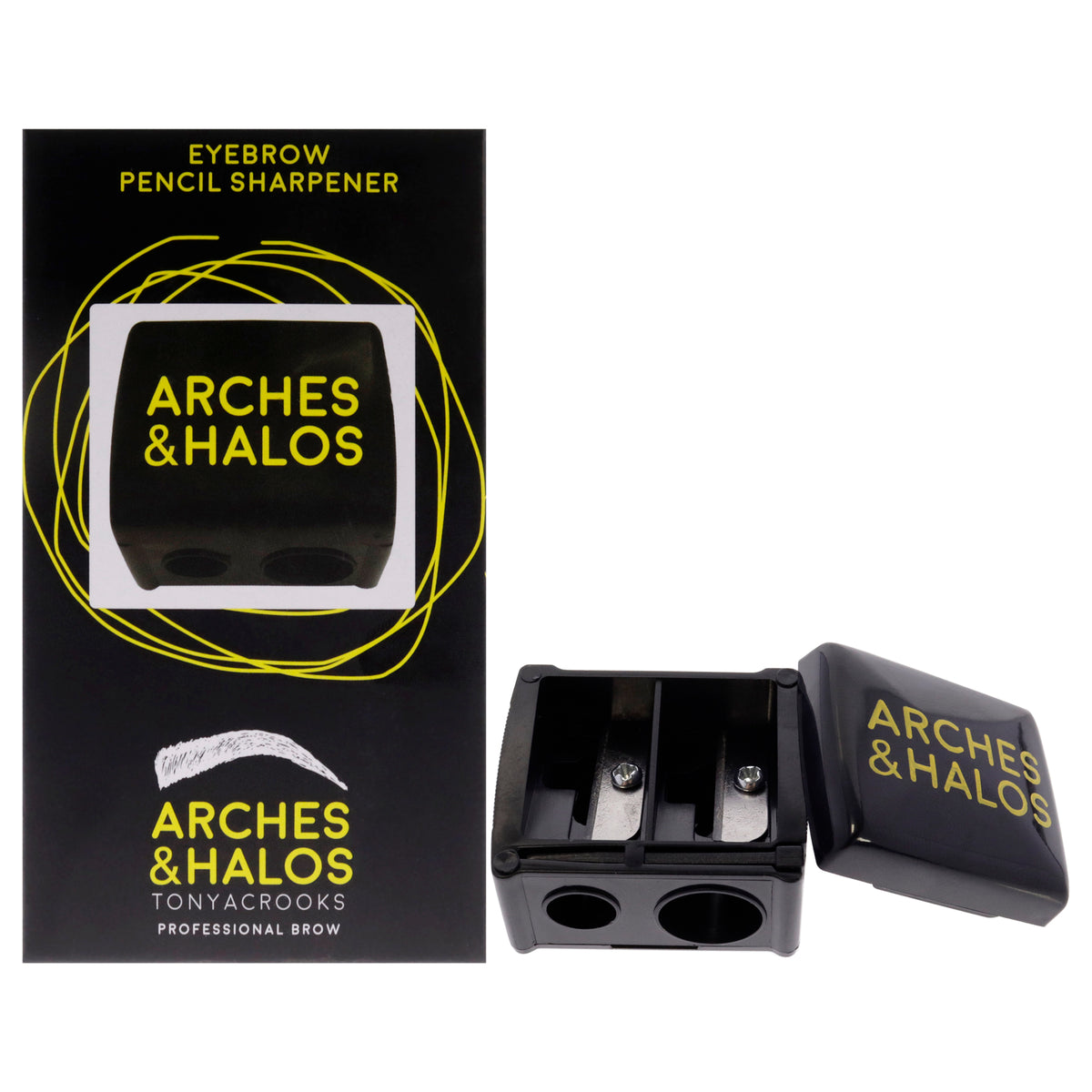 Eyebrow Pencil Sharpener by Arches and Halos for Unisex - 1 Pc Sharpner